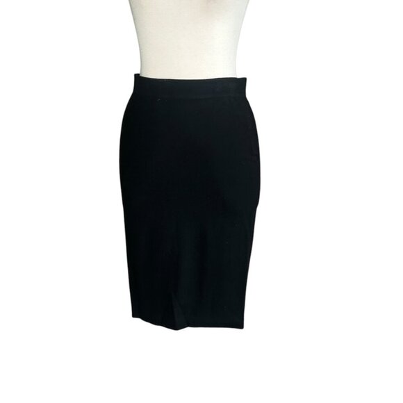 Vince Black Knit Pencil Straight Skirt Size Small - Picture 1 of 6